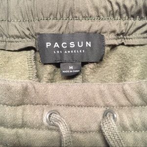 Medium Army Green PACSUN joggers!